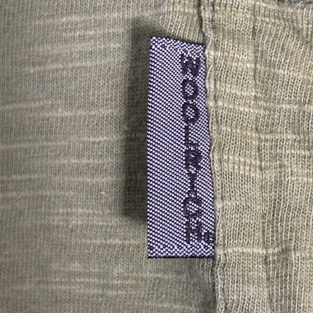 Woolrich Shirt Mens XL Olive Green Short Sleeve Button Front Cotton Pockets - Picture 8 of 15